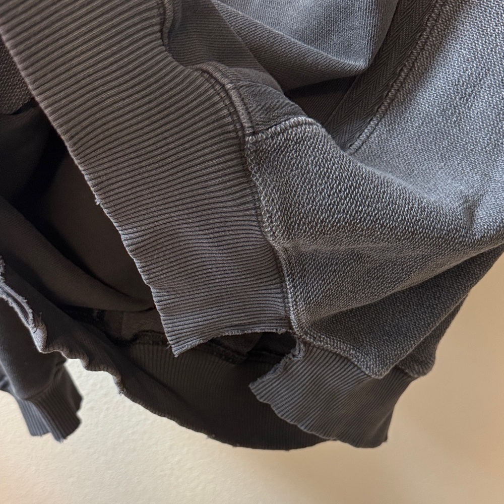 Aerie, Black Lace Detail Sweatshirt - Picture 4 of 4